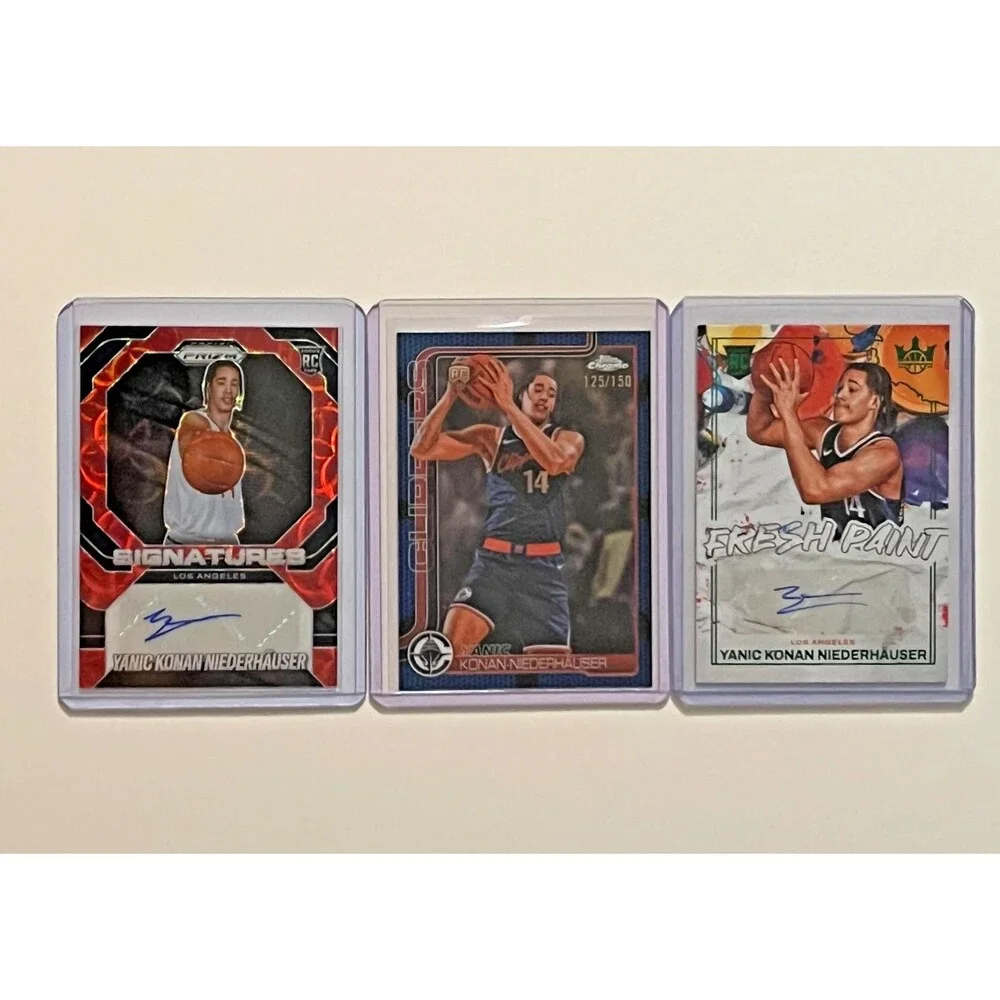 2025-26 Panini Prizm Red YANIC KONAN NIEDERHAUSER #SIG-YKN Rookie Auto /88